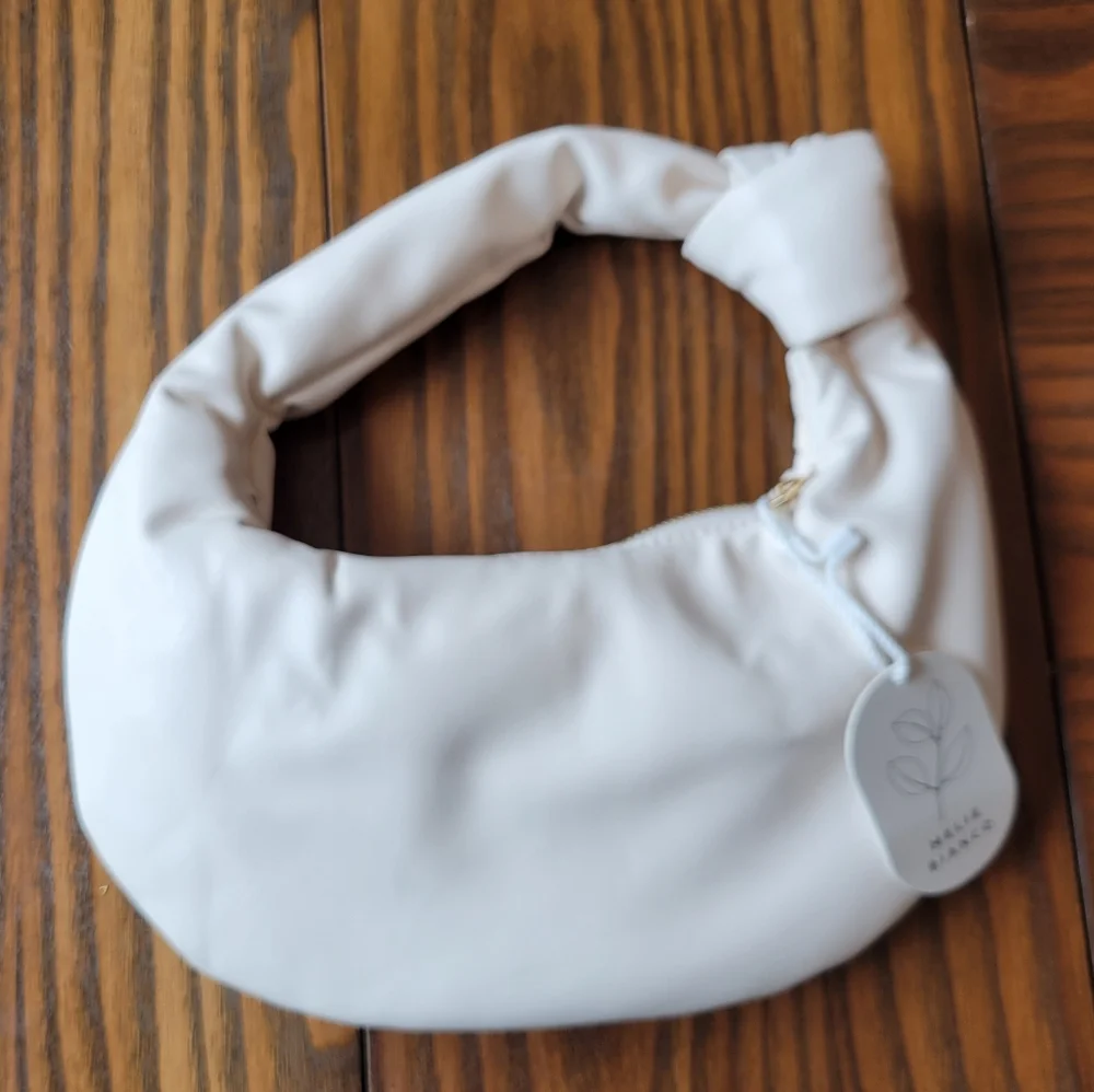 **NEW** MELIE BIANCO White Hobo Shoulder Bag